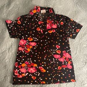 Colorful Floral Collared Shirt